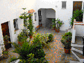 Typical Andalucian patio
