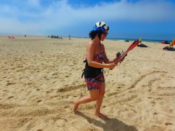 Kite surf course on the beach of Tarifa